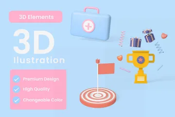 Elements Kit 3D Icon Pack