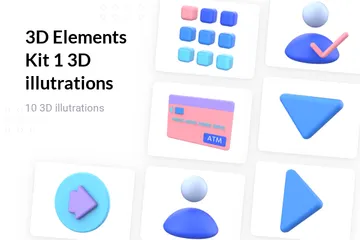 Elements Kit 3D Icon Pack
