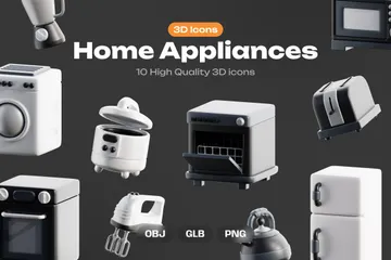 Eletrodomésticos Pacote de Icon 3D
