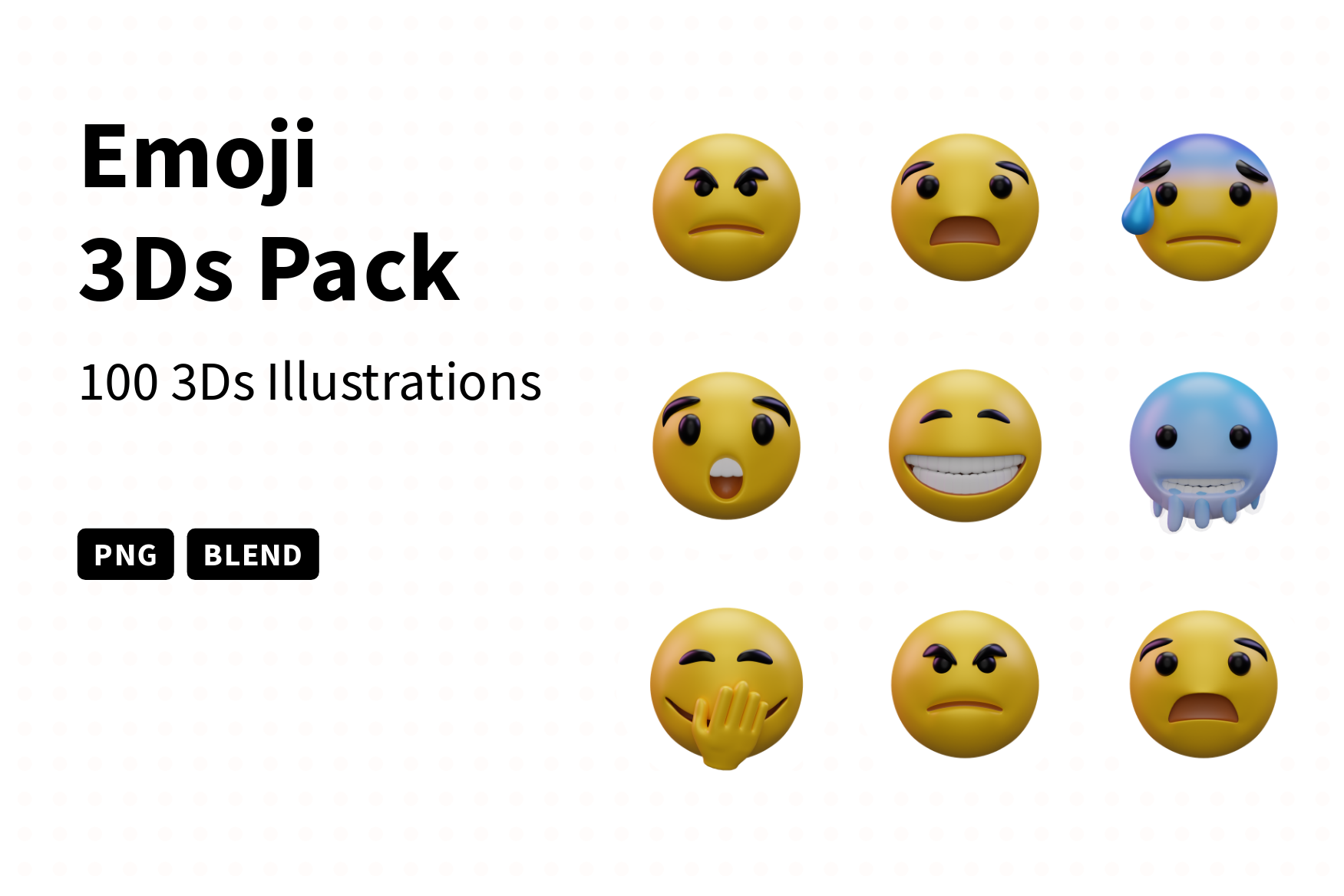 36 3D Kissing Face With Smiling Eyes Emoji Illustrations - Free in PNG,  BLEND, GLTF - IconScout