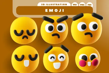Emoji Pacote de Icon 3D