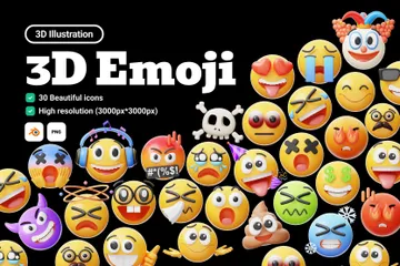 Emoji 3D Icon Pack