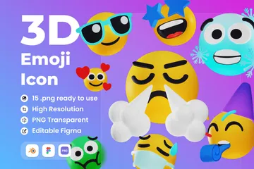 Emoji 3D Icon Pack