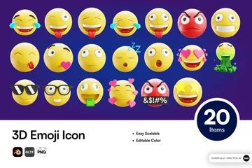 Emoji 3D Icon Pack