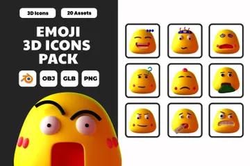 EMOJI 3D Icon Pack