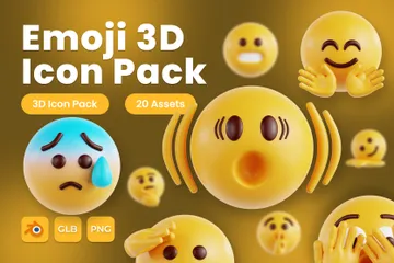 Emoji 3D Icon Pack