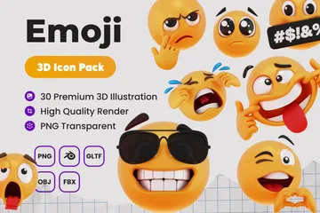 Emoji 3D Icon Pack