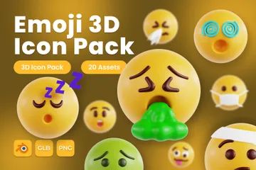 Emoji 3D Icon Pack