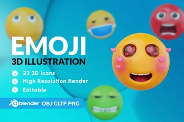 Emoji 3D Icon Pack