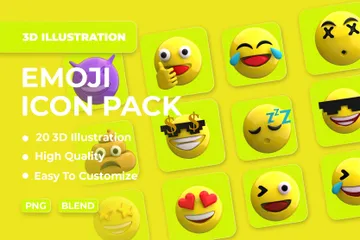 Emoji 3D Icon Pack