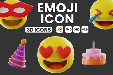 Emoji 3D Icon Pack