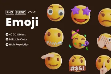 Emoji 3D Icon Pack