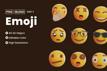 Emoji 3D Icon Pack