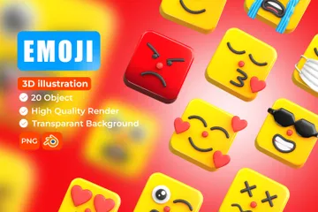 Emoji 3D Icon Pack