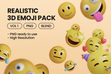 Emoji 3D Icon Pack