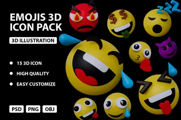 Emoji 3D Icon Pack