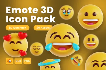 이모티콘 3D Icon 팩