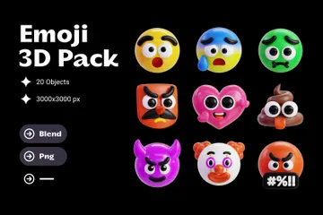 Emoji 3D Icon Pack