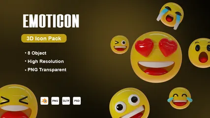 Emoji Pack 3D Icon Pack