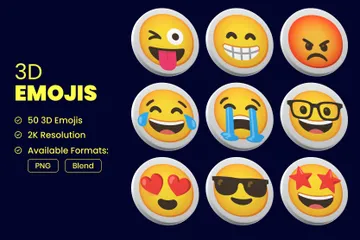 Emojis 3D Icon Pack