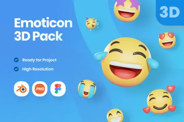 Emoticon 3D Emoji Pack