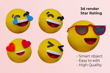 Emoticon 3D Emoji Pack