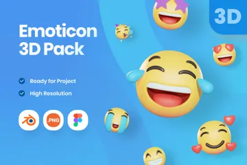 Emoticon 3D Illustration Pack