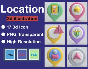 Emplacement Pack 3D Icon