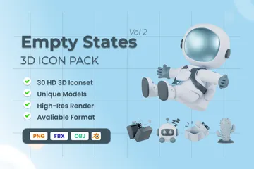 Empty States Vol 2 3D Icon Pack