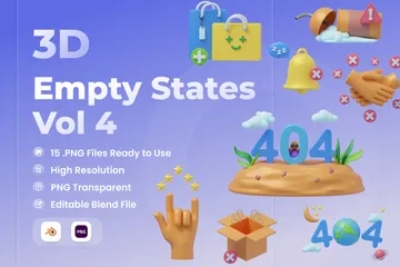 Empty States Vol 4 3D Icon Pack