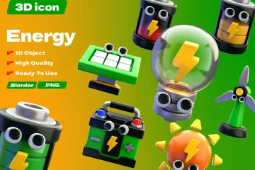 Energy 3D Icon Pack