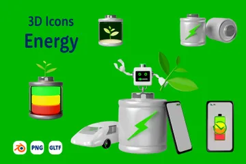 Energy 3D Icon Pack