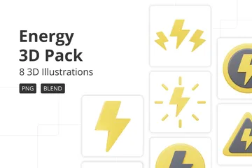 Energy 3D Icon Pack