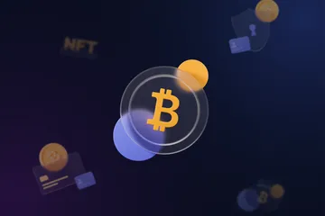 Ensemble Bitcoin Pack 3D Illustration