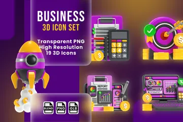 Entreprise Pack 3D Icon