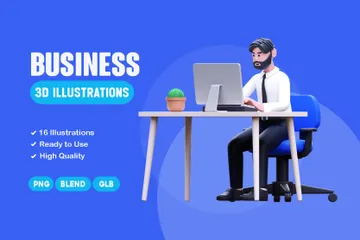 Entreprise Pack 3D Illustration