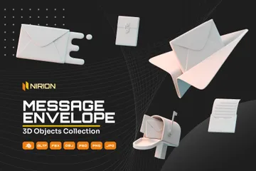 Envelope de mensagem Pacote de Icon 3D