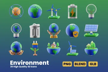 Environment 3D Icon Pack