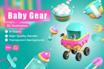 Vêtements de bébé Pack 3D Icon