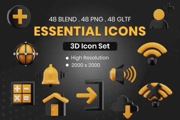 Básico Paquete de Icon 3D