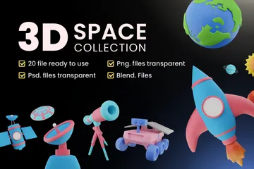 Espace Pack 3D Icon