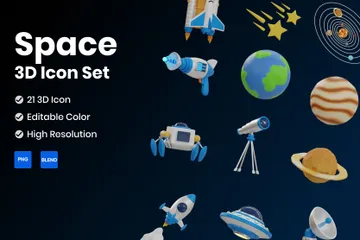 Espace Pack 3D Icon