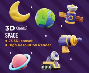 Espace Pack 3D Illustration