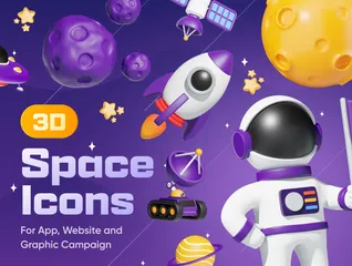 Espace Pack 3D Icon