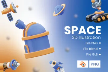 Espace Pack 3D Icon