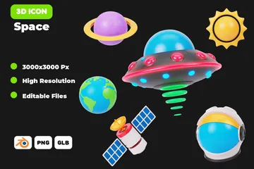 Espace Pack 3D Icon