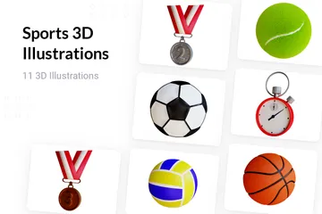 Esportes Pacote de Illustration 3D