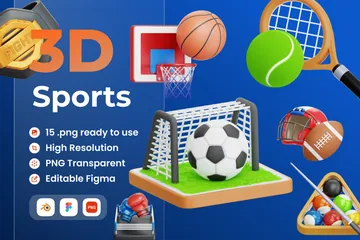 Esportes Pacote de Icon 3D