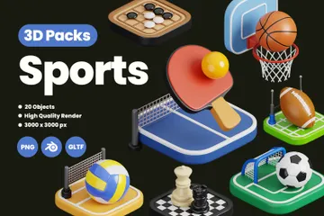 Esportes Pacote de Icon 3D