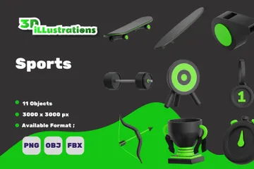 Esportes Pacote de Icon 3D